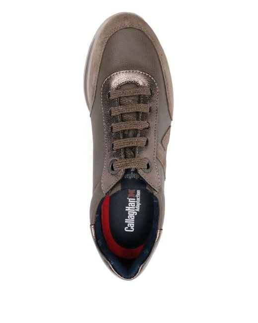 Baskets À Empiècements Callaghan en coloris Brown