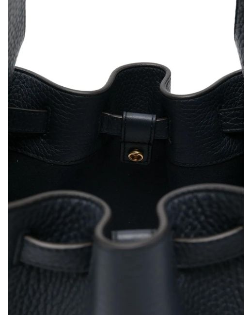 Mulberry Lyra レザーバケットバッグ Black