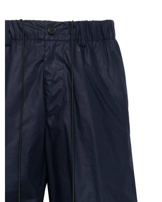 Low Brand Blue Drawstring Shorts for men