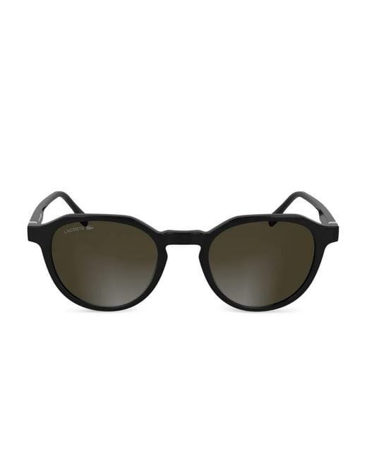 Lacoste Black Logo-Print Sunglasses for men