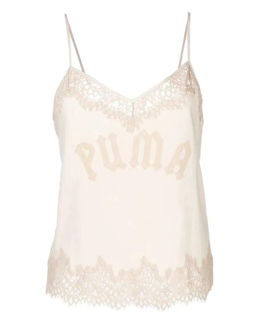 Fenty Natural Lace Trim Top