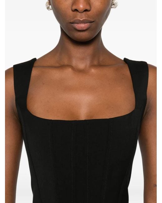 Haut Bustier En Laine GIUSEPPE DI MORABITO en coloris Black