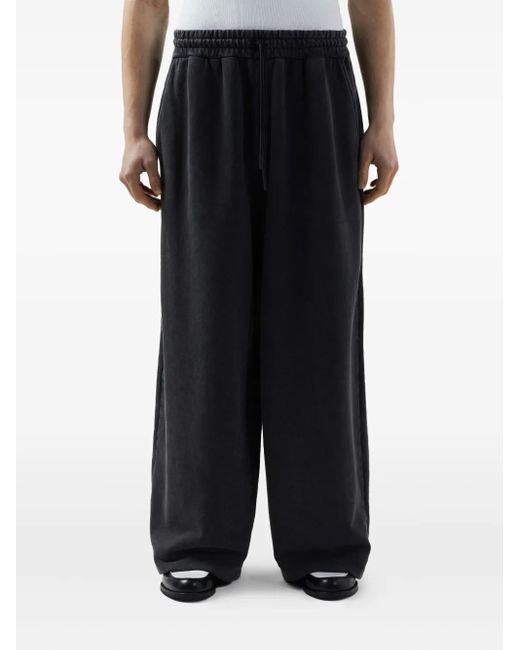 Gcds Blue Wide-Leg Trousers