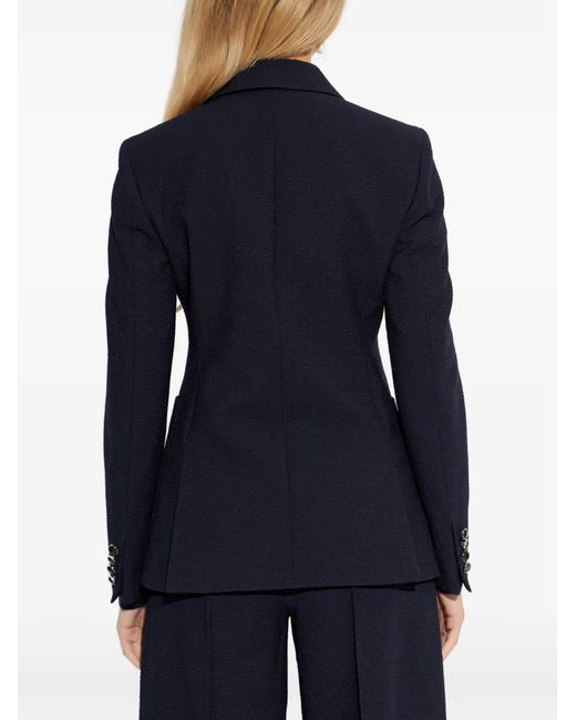 Max Mara Blue Double-Breasted Jacket