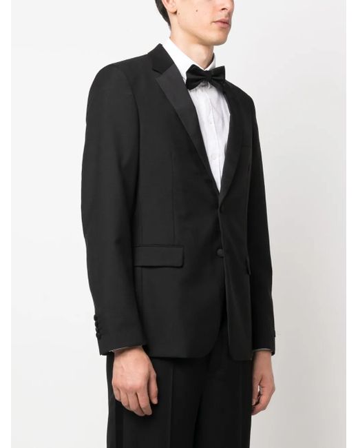 Prada Black Single-Breasted Tailored Blazer for men