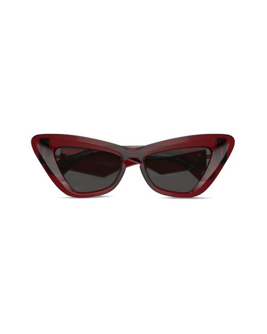 Burberry Brown Rose Monogram Cat-Eye Sunglasses