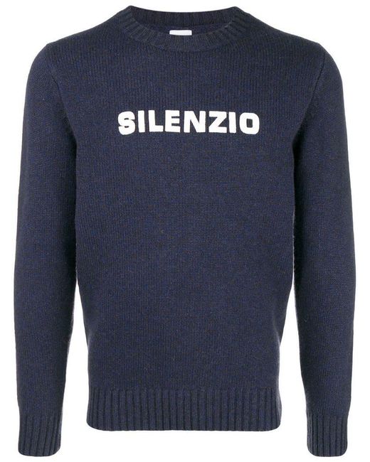 Aspesi 'Silenzio' Pullover in Blue für Herren