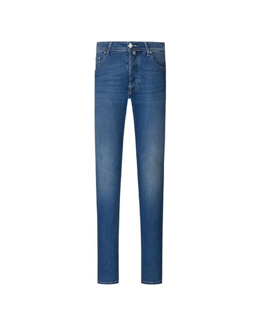 Jacob Cohen Blue Nick Button-Fastening Jeans for men