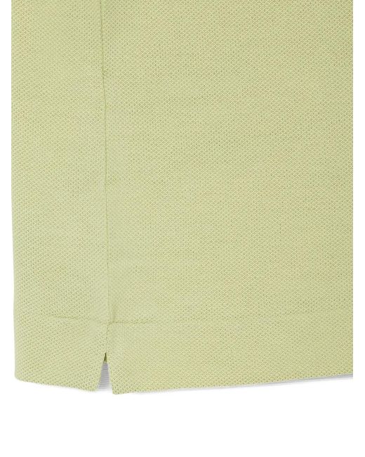 Lacoste Green Short-Sleeve Logo-Embroidered Polo Shirt for men