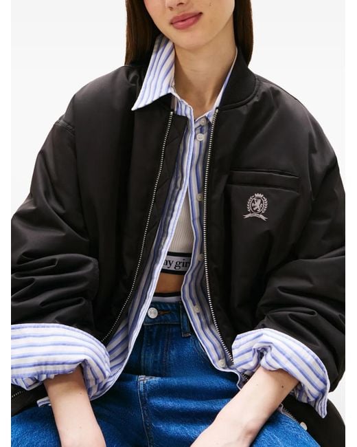 Tommy Hilfiger Black Zip-Fastening Jacket