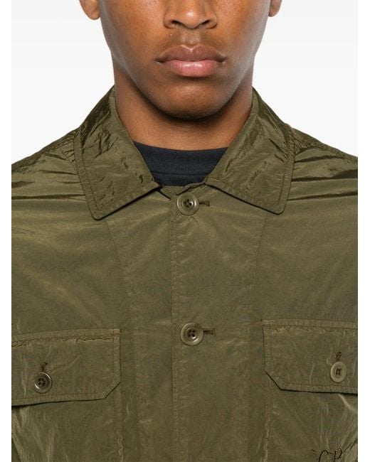 C P Company Green Chrome-R Shirt Jacket for men