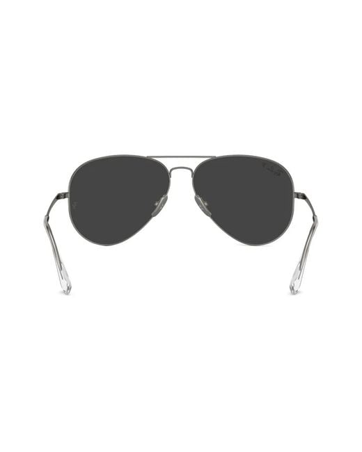 Ray-Ban Black Aviator Tinted Sunglasses