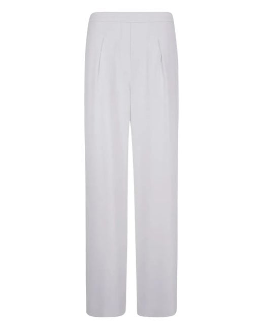 Emporio Armani ストレートタックパンツ White