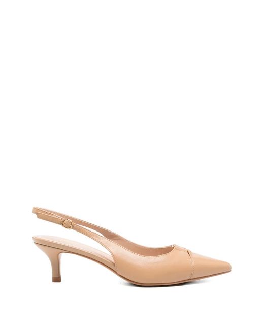 Twinset Pink Leather Sling Backs
