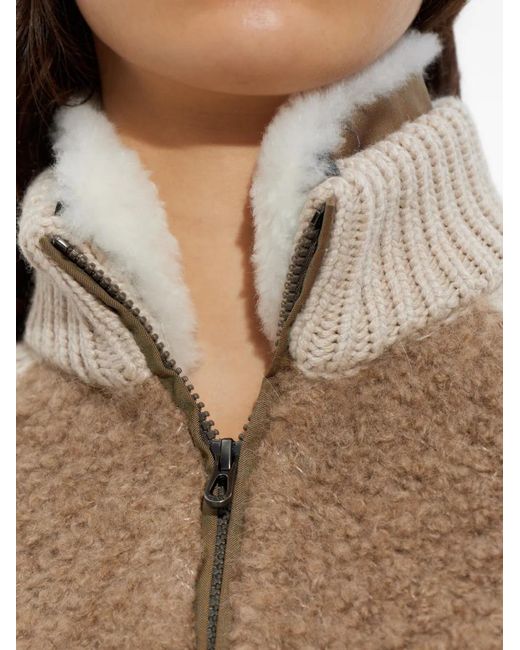 Sease Natural Zipped Sweater