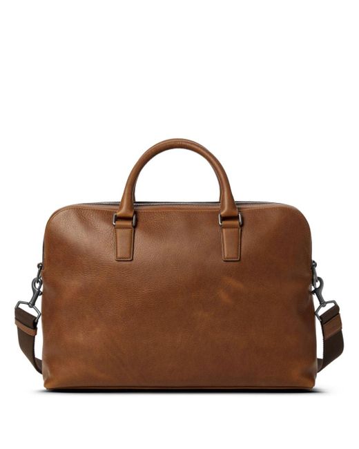 Shinola Navigator Gm Double Zip Briefcase in Brown for Men Lyst UK