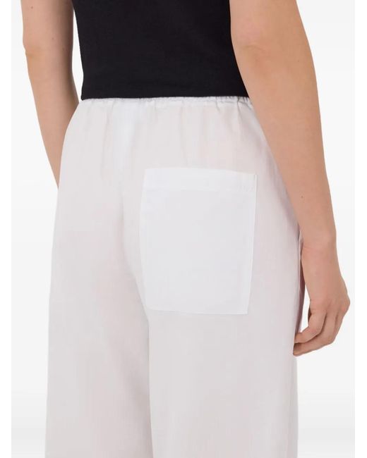 Loulou de Saison White Sero Lds Drawstring Trousers