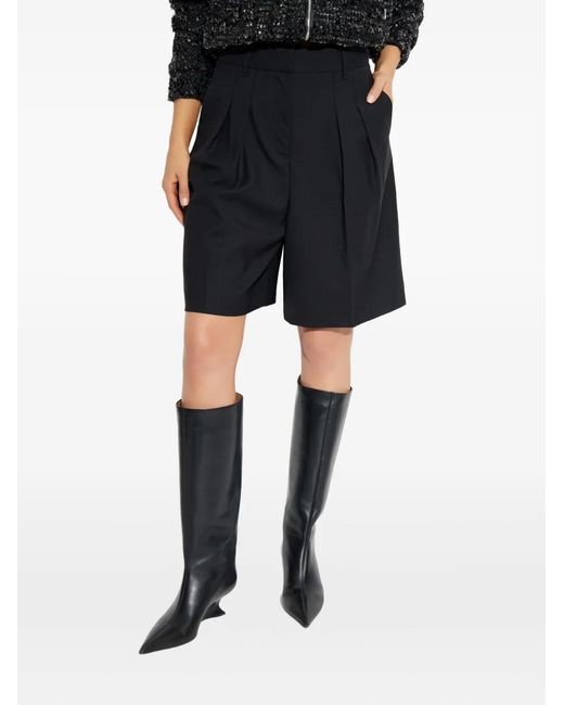 IRO Blue Pleated Shorts