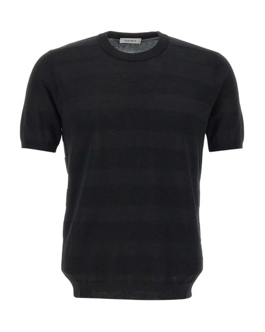 メンズ Kangra Striped Short-sleeve T-shirt Black