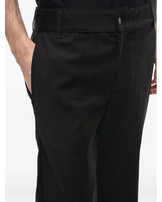 One Of These Days Black Straight-Leg Trousers for men