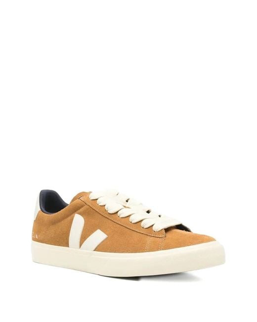 Veja Brown Campo Bold Suede Low Top Sneakers