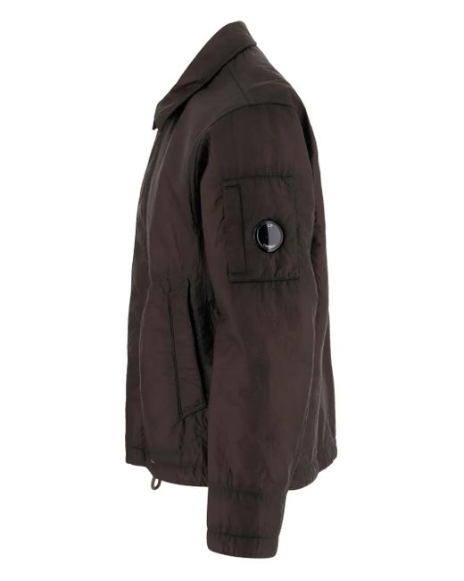 C P Company Gesteppte Jacke Mit Linsen-Detail in Black für Herren