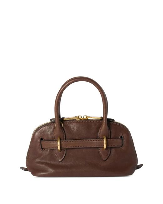 Miu Miu Black Aventure Mini Nappa Leather Bag
