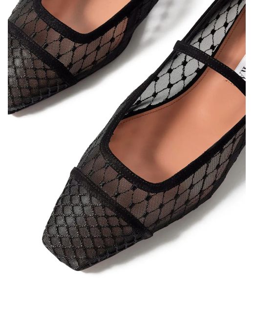 Aquazzura Black Juliette Ballet Flats
