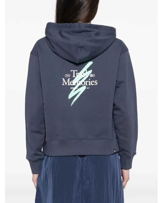 Rossignol Blue Logo-Detail Hoodie