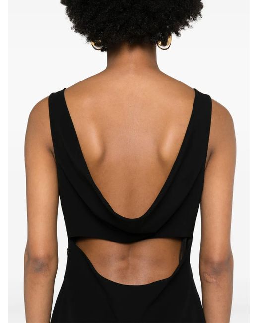 Givenchy Black Crêpe And Satin Dress