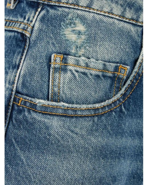 ICON DENIM ダメージ ジーンズ Blue
