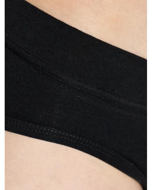 DSquared² Black Logo-Detail Brief for men