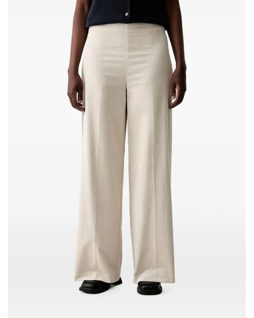 Marc O' Polo Natural Margo Corduroy Wide-Leg Trousers