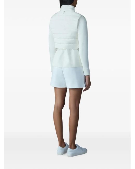 Mackage Blue Priscilla Quilted-Panel Jacket