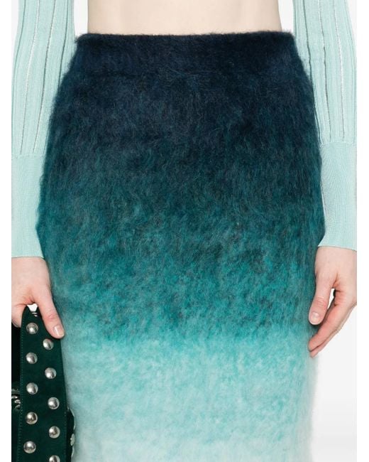 Casablanca Blue Gradient Skirt