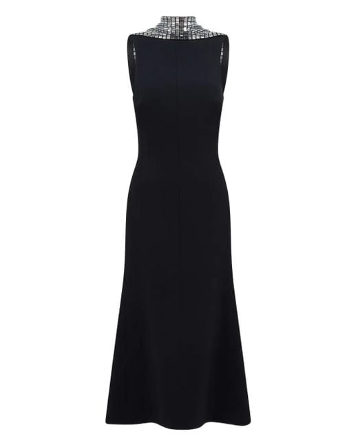 Abito Midi Con Strass di David Koma in Black