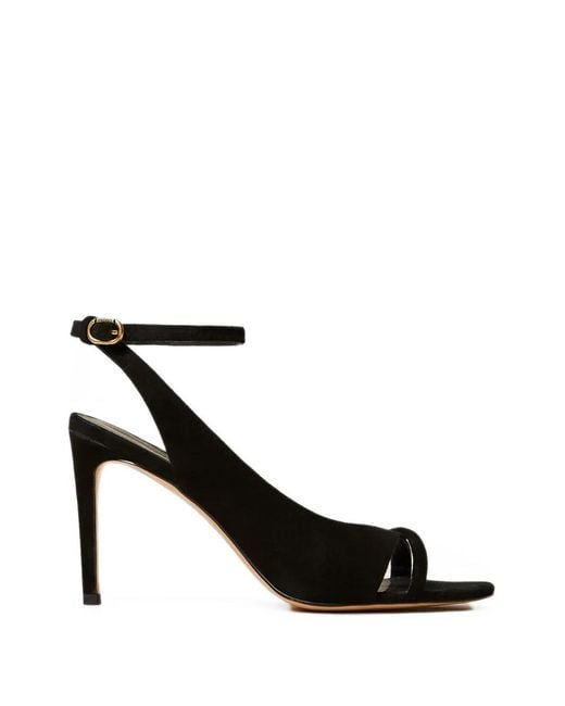 Twinset Black Suede Sandals