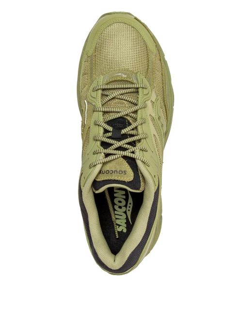 Saucony Green Omni 9 Lace-Up Sneakers