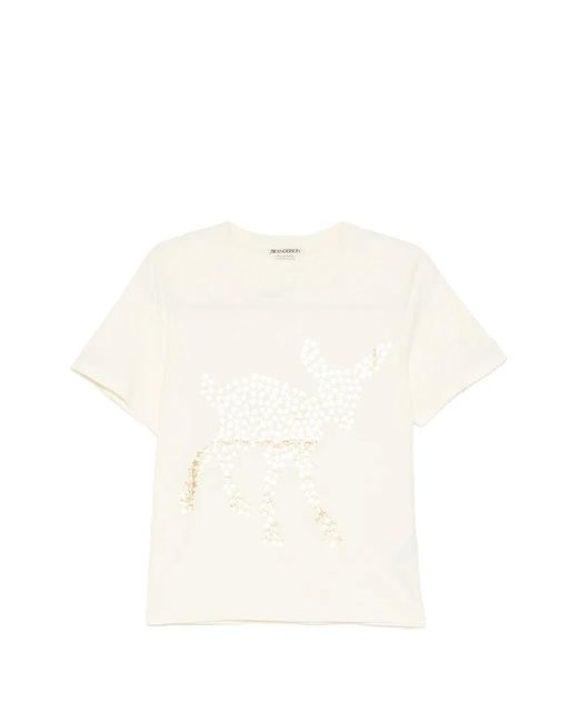 J.W. Anderson White Animal Star T-Shirt