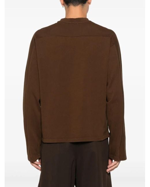 Entire studios Sweater Met Logoprint in het Brown