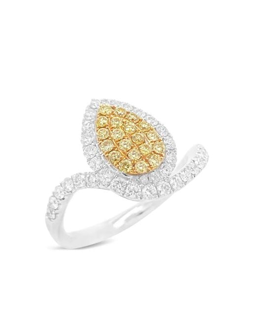 HYT Jewelry White And Diamond Ring