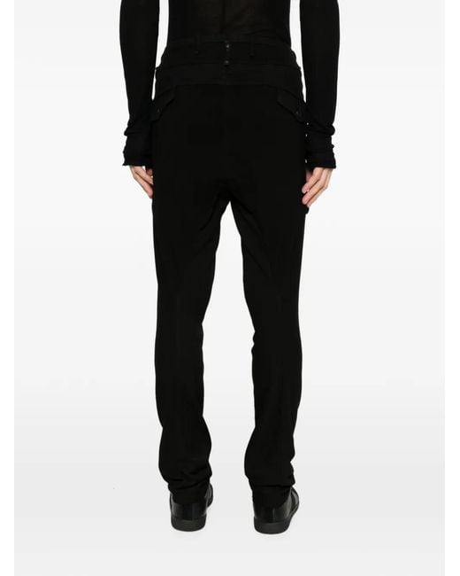 Masnada Black Cargo Pants for men