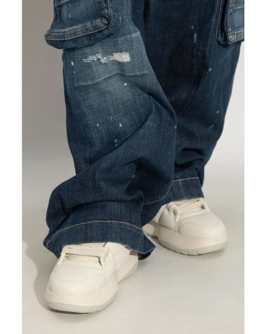 DSquared² White Puffer Sneakers