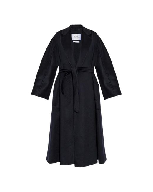 Max Mara Black Ludmilla Cashmere Coat