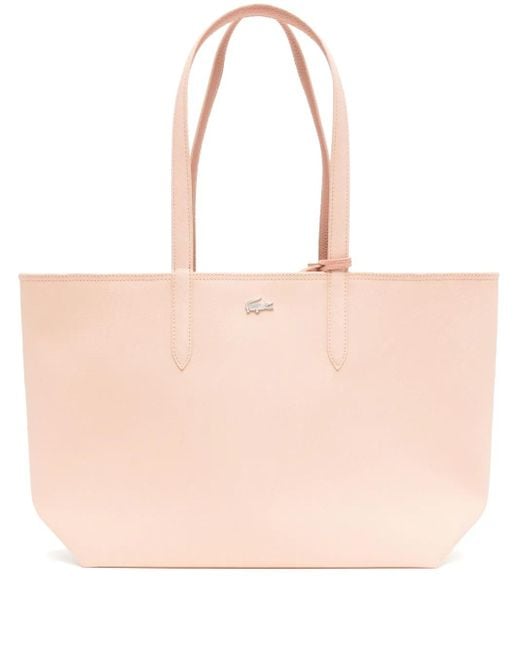 Lacoste Pink Anna Reversible Tote Bag