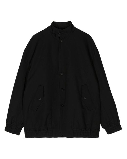 Comme des Garçons Black Buttoned-up Bomber Jacket for men