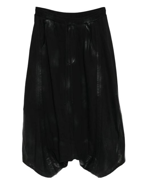 Julius Hose mit tiefem Schritt in Black für Herren