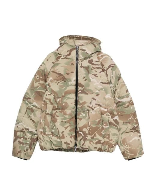 Cole Buxton Natural Camouflage Hooded Jacket for men