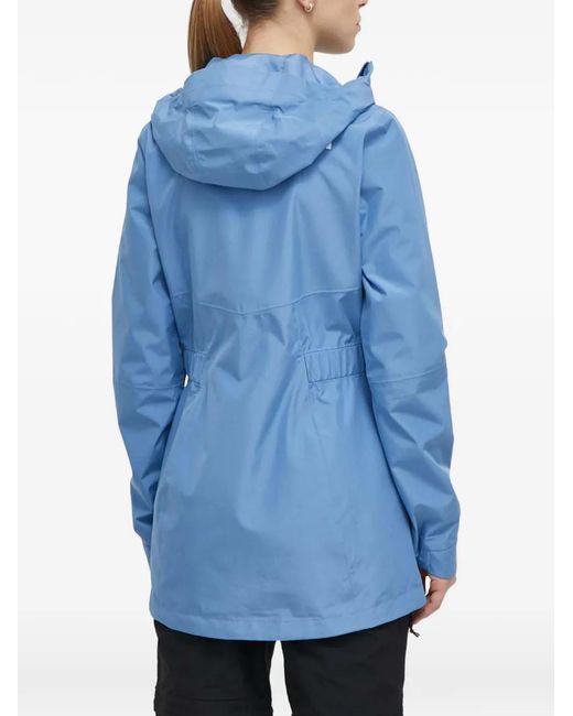 The North Face Blue Hooded Zip-Up Performance Jacket