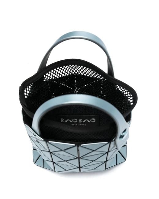 Issey Miyake Blue Lucent Boxy Tote Bag